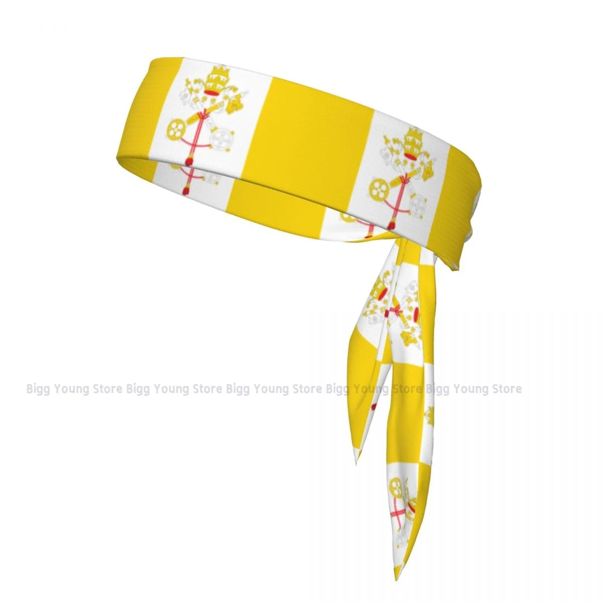 Tie Headbands Vatican City Flag Sports Head Band Athletic Sweatband Bandana Sweat Wicking