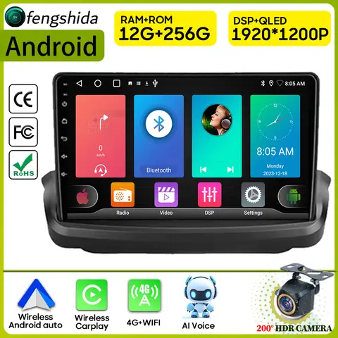현대 로헨스 쿠페 제네시스용 자동차 라디오 카플레이, 2009 2012 내비게이션, GPS, 안드로이드, 자동 스테레오 오토라디오, 4G 와이파이, 2din DVD 없음