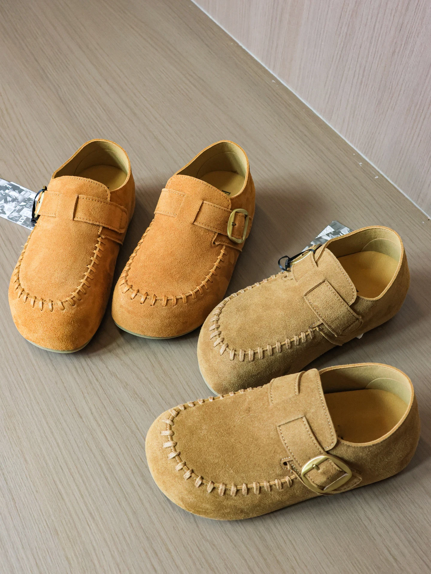 

Retro Flat Bottom Women's Shoes Spring 2026 New Style Magic Tape Casual Pure Color Soft Bottom Versatile Women's ...
