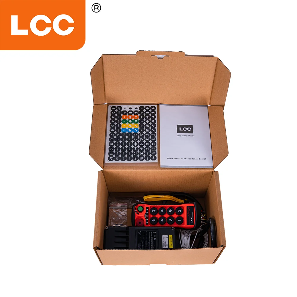 الشركة المصنعة الجديدة LCC QA800 8 قناة 380 فولت 110 فولت سرعة واحدة رافعة رافعة لاسلكية للتحكم عن بعد