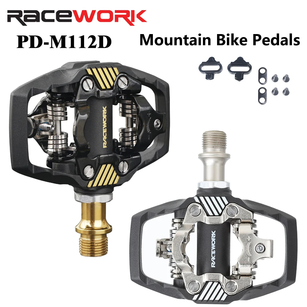 �y�Z�[�����zRACEWORK MTB �o�C�N���b�N�y�_�� SPD�V�X�e���Ή� �f���A���Z���t���b�N �i�C�����N���������u�f���|�R�A �m���X���b�v �N���b�v���X �o�C�N�p�[�c