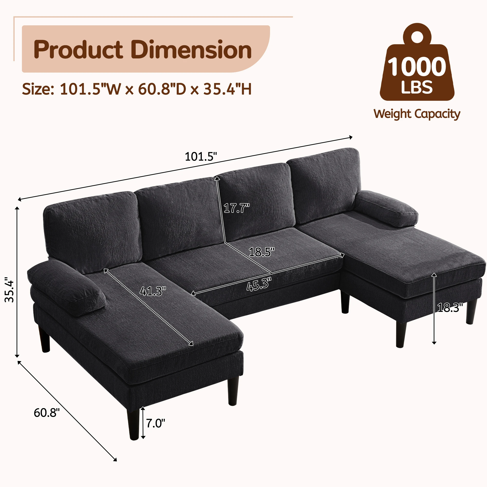 Thumbnail 3 - #13 New Convertible Sofa Beds Arrivals