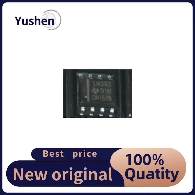 New Original LM393 LM393DR M SOP-8 Chip Dual Voltage Comparator IC Electronics Original Imported