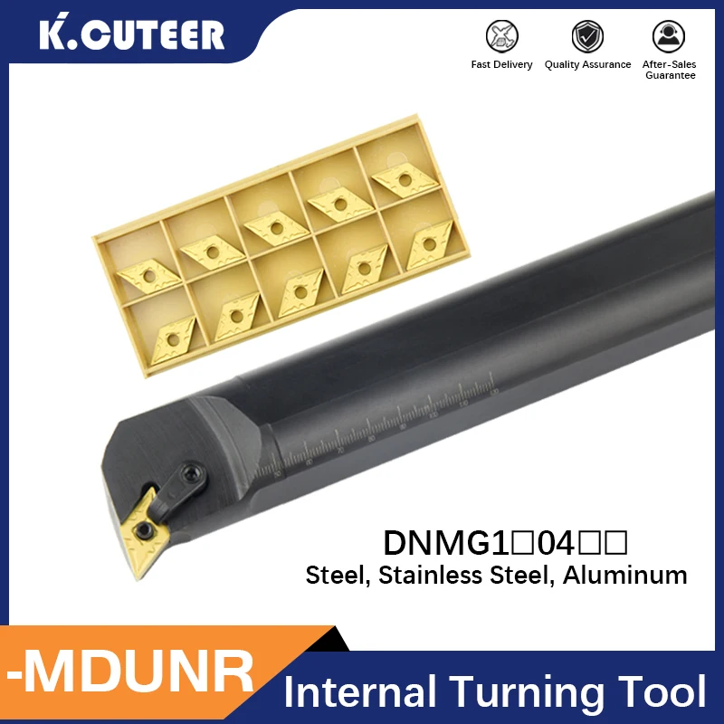 -MDUNR11/15 Internal Turning Tool Holder S20R-MDUNR11 S32T-MDUNR15 Boring Bar DNMG Carbide Inserts Lathe Bar CNC Cutting Tools