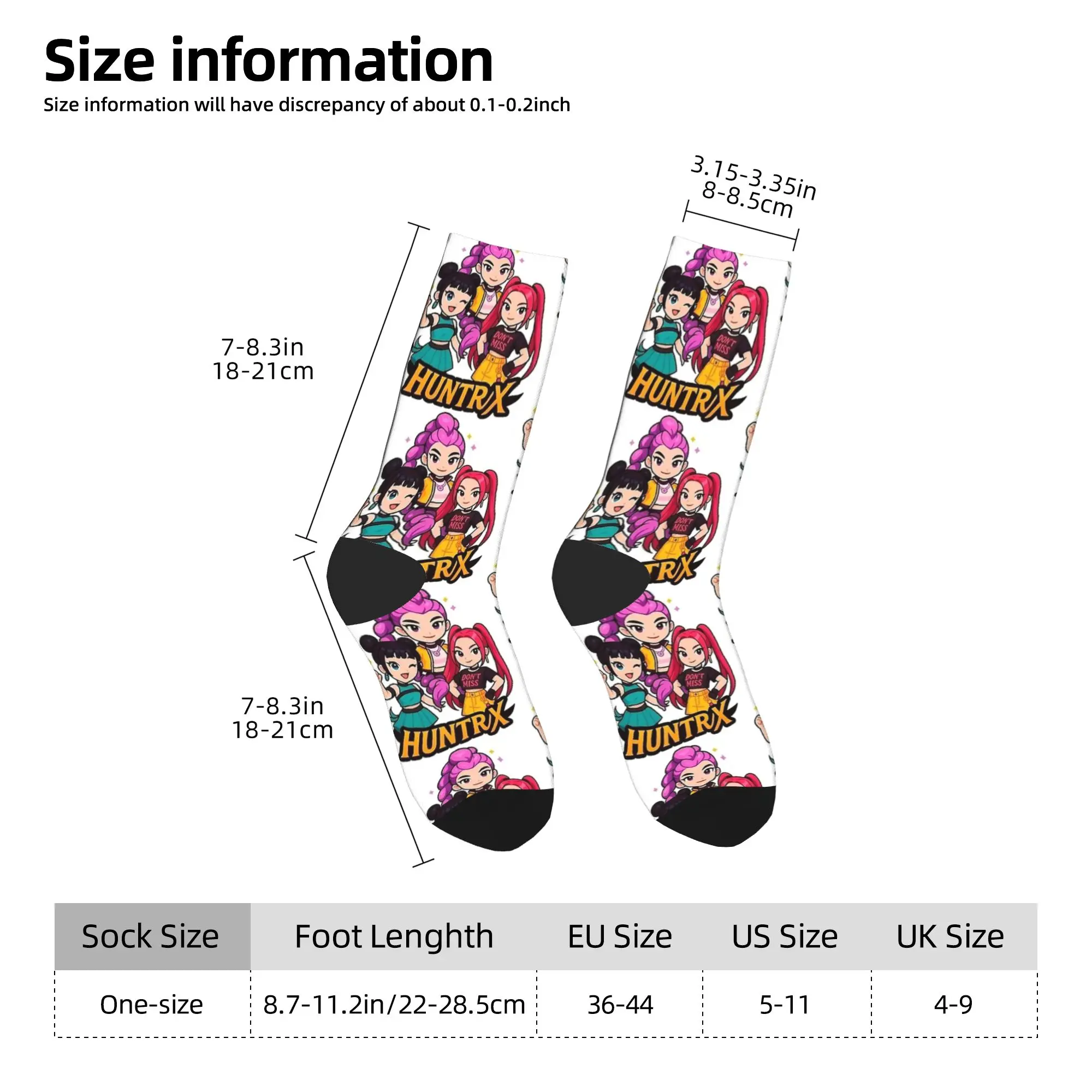 K-Pop شيطان الصيادين الفن هنتركس الفتيات الجوارب عدم الانزلاق جوارب الرجال جودة في الهواء الطلق الجوارب الشتاء التصميم الحديث الجوارب