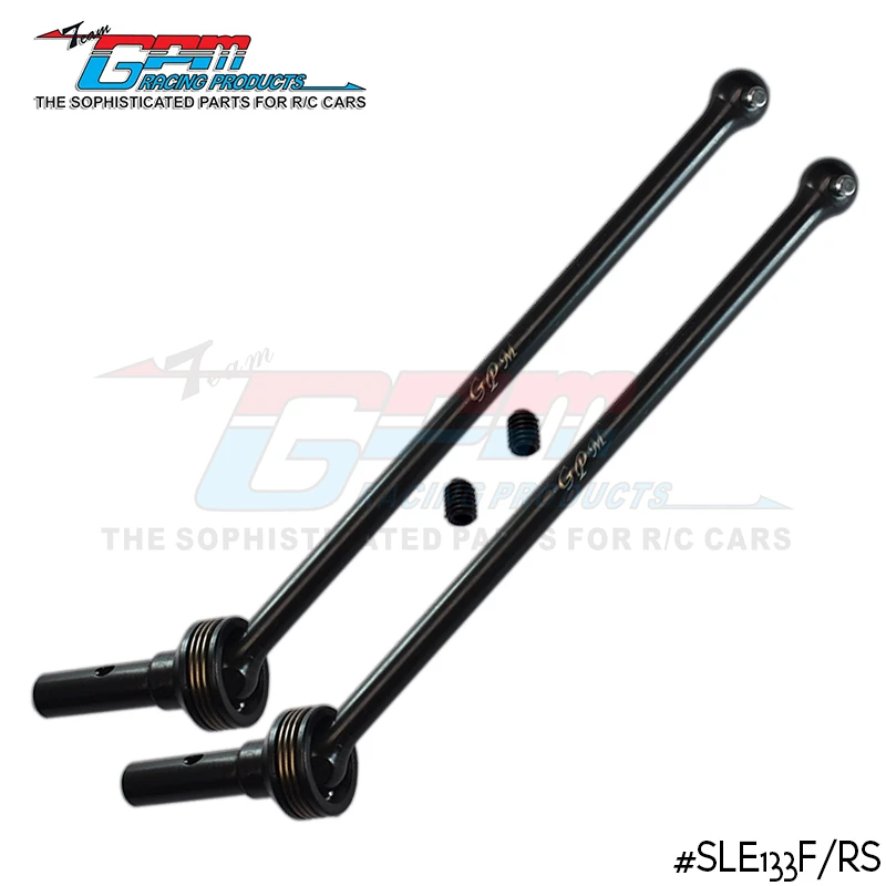 

GPM 4140 Carbon Steel Front /Rear CVD Drive Shaft For TRAXXAS 1/8 Sledge 95076-4