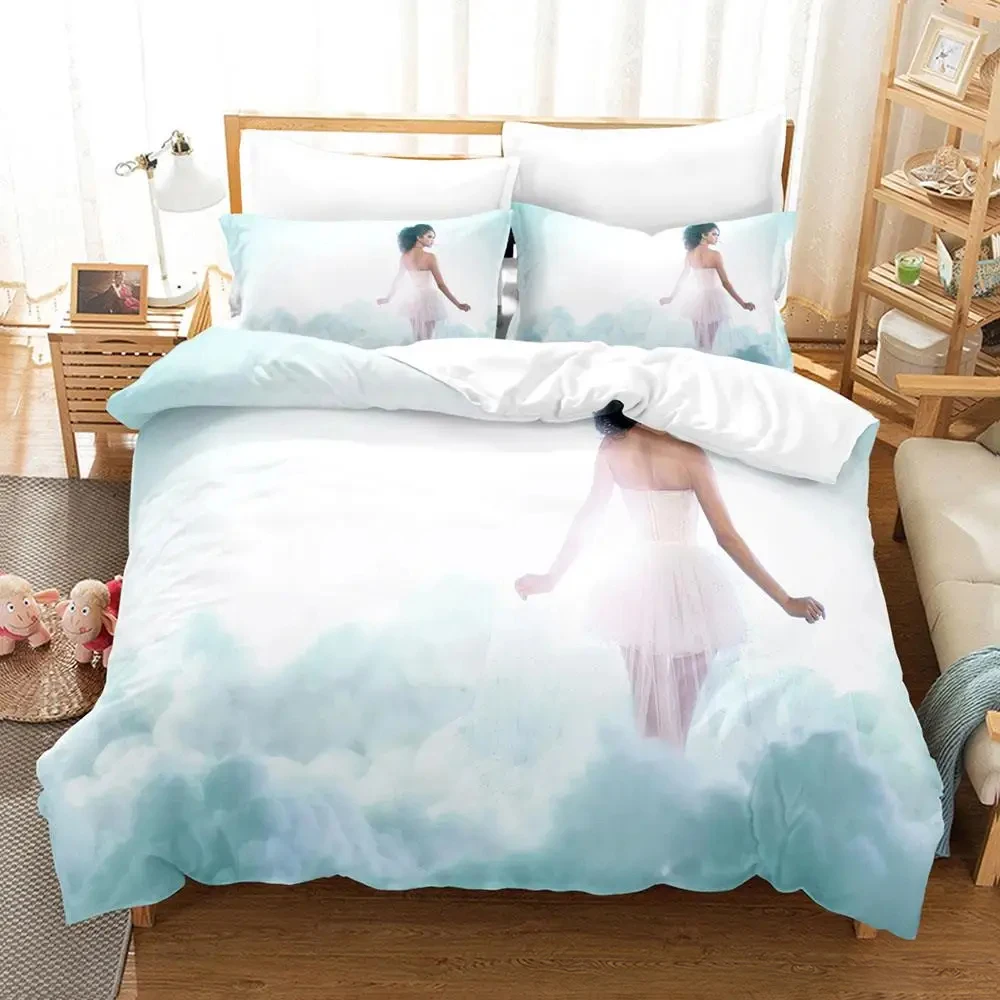 2024 Sexy Selena Gomez Adult Boys Bedding Single Twin Full Queen King Size Duvetcover Anime Parure de lit Quilt Cover Pillowcase