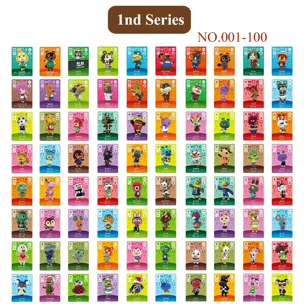 001 do 036 36Pcs Animals Crossing Amxxbo New Cards Game Wysokiej jakości karty NFC Karty zwierząt Tagi dla NS Switch Wii U Set