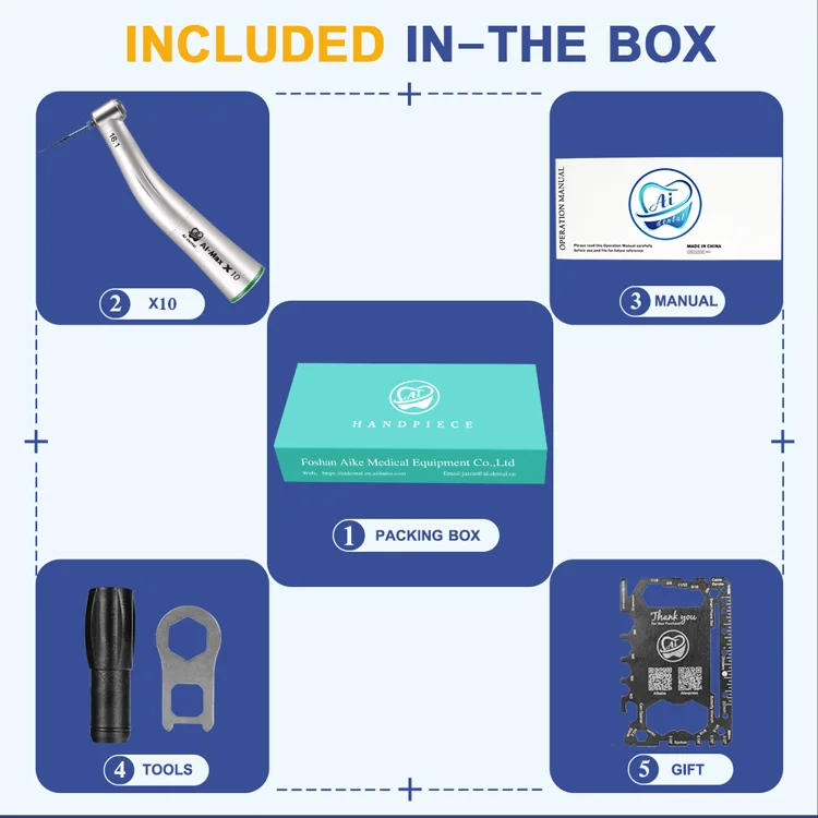 Dental Contra Angle-handpiece 1:5/1:1/4:1/16:1 Low Speed Hand Piece Single Water Spray E-Type Connector Without Fiber Optic