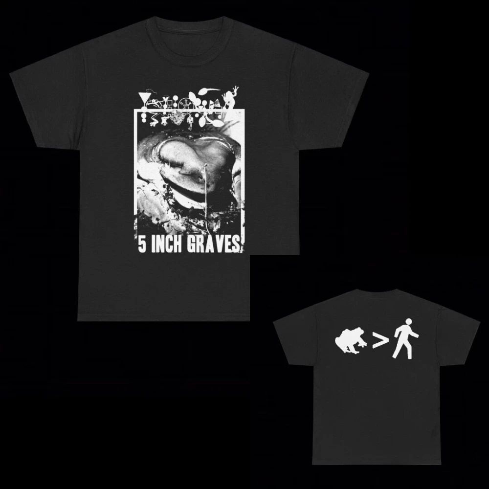 Phyllomedusa 5-Zoll Graves Frog Noise T-Shirt Mince Porn Grind Death Metal Crust Street Fashion Kleidung – Detail 2
