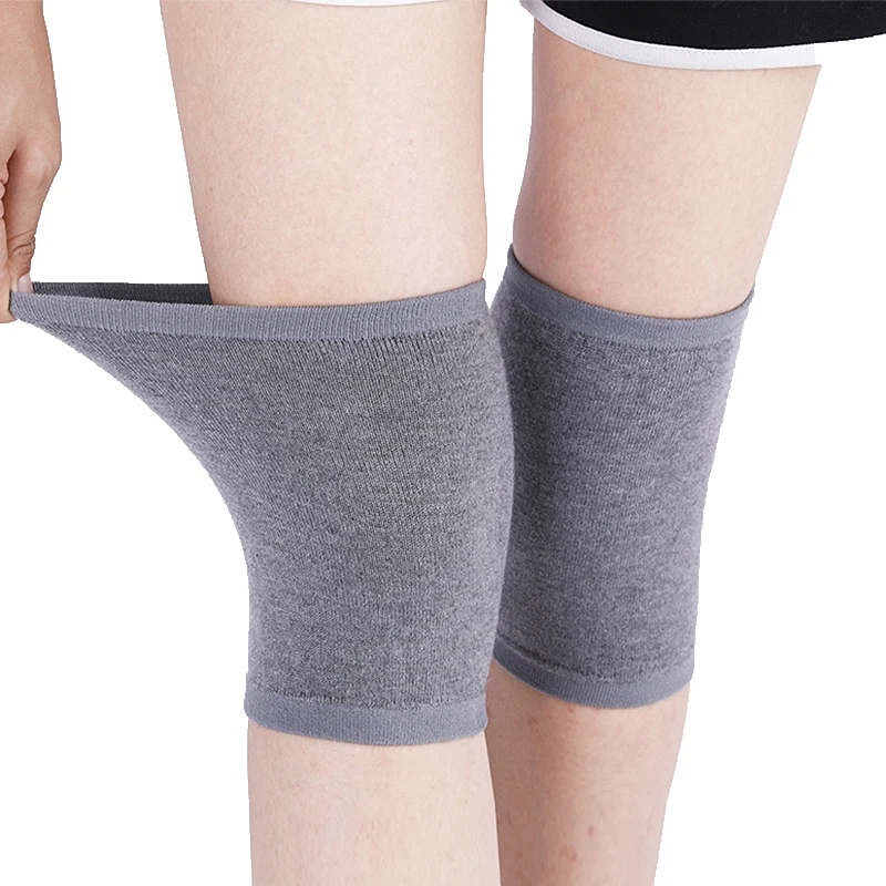 Neutrale Kniesteunmouw, Kasjmier Stof, Sportcompressie, Warmte, Antislip-Inpakpad, Gewrichtsblessure En Pijnherstel