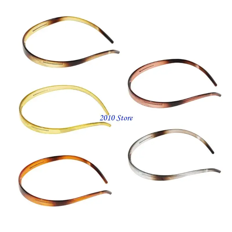 مجموعة ربطات شعر صديقة للأطفال من F3MF مكونة من 6 قطع من عصابات الرأس البلاستيكية الناعمة مع مقاومة للانزلاق #2