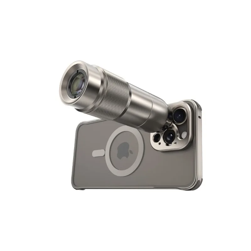 Mobile phone portrait telephoto lens T bayonet needs to be matched with app mirror flip.
