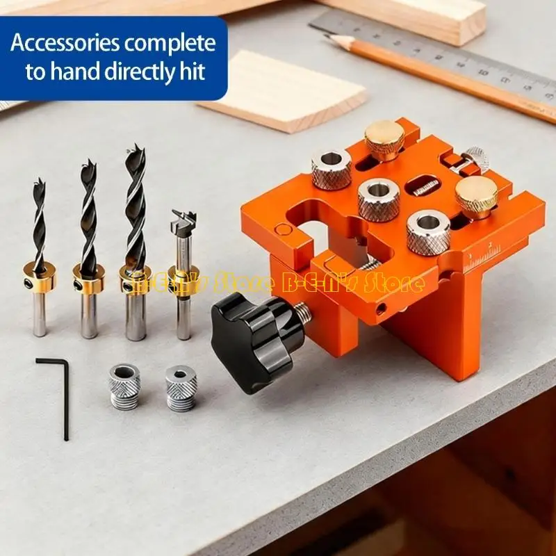Y1AD User Friendly Woodworking Hole Punching Locator for Drilling Positioning