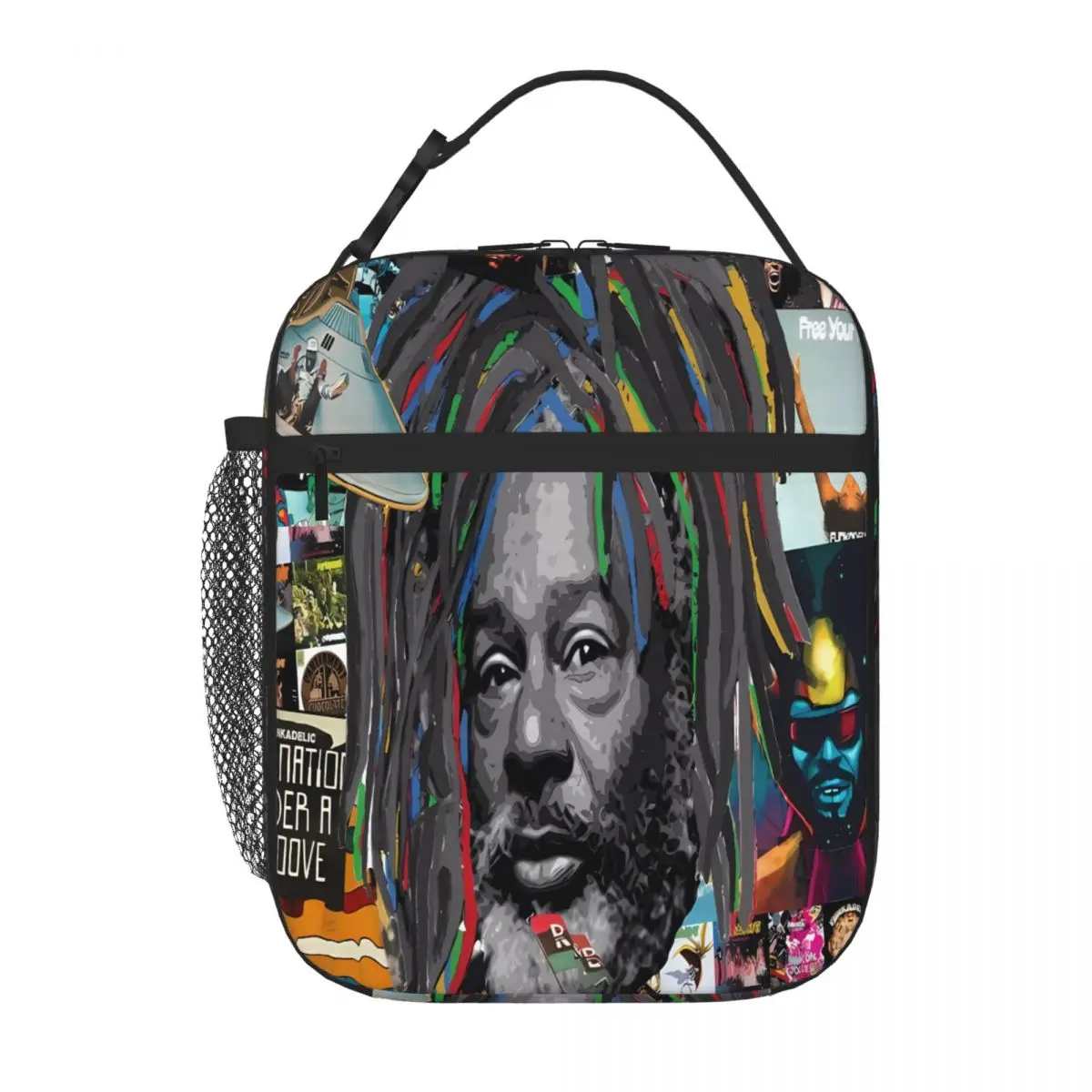 Bestselling GEORGE CLINTON SCRAPBOOK Solid Color Lightweight Lunch Bag Office Picnic Break Kids Lunch Bag