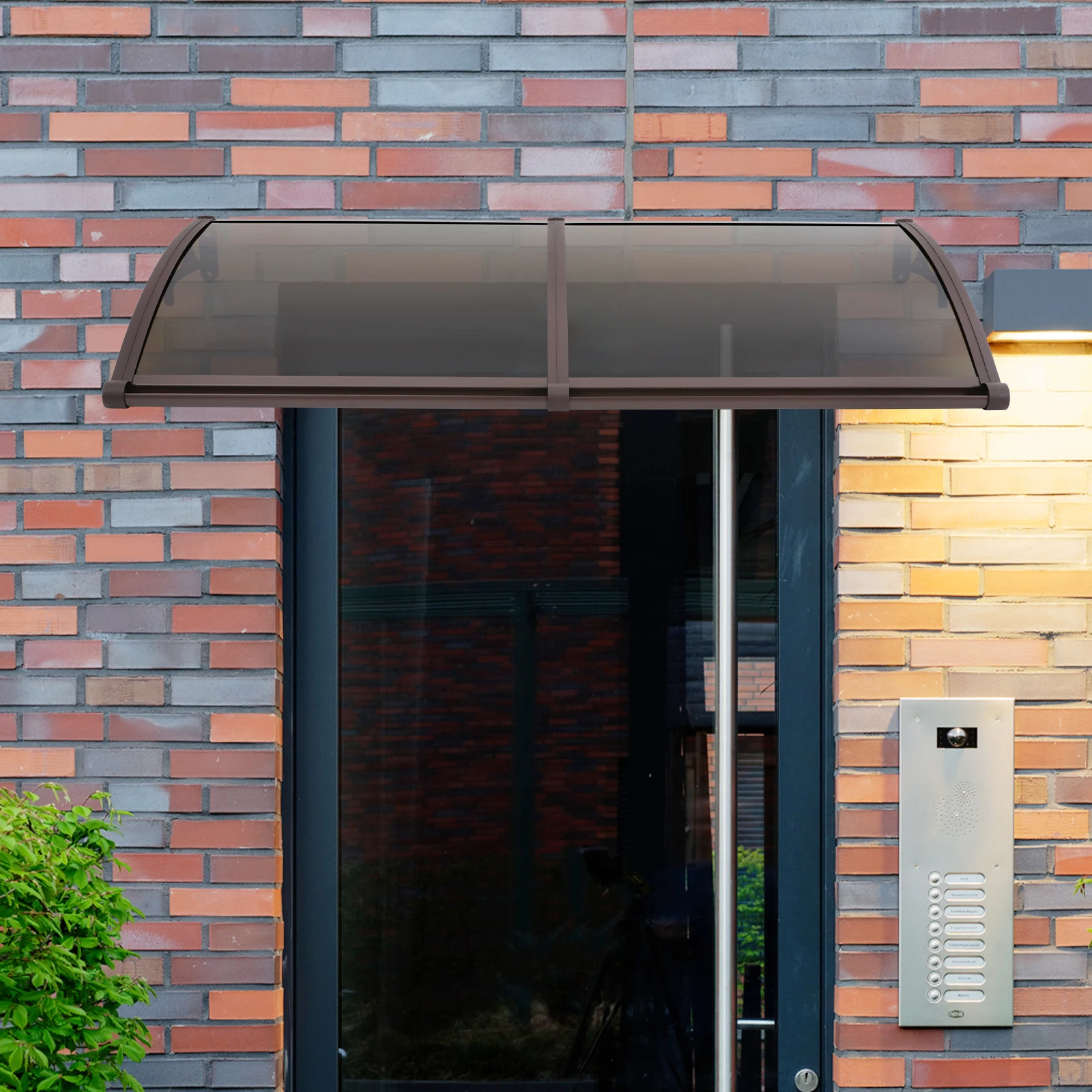 

Heavy Duty Door Awning Canopy With 187.39 Lbs Load Bearing And Efficient Drainage Grooves For Rain Uv Protection