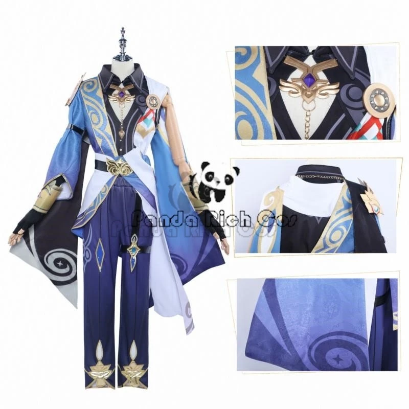 Dr. Ratio Cosplay Game Honkai Star Rail Doctor Veritas Ratio Cosplay Costume Party Outfits Costume Shoes RolePlay Animation Prop