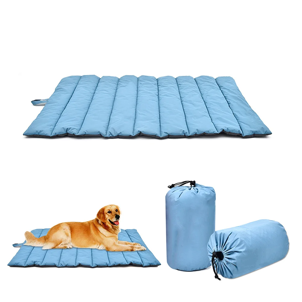 

Waterproof Dog Blanket Large Blue Foldable Durable Travel Outdoor Dog Mat Picnic Beach Pet Blanket Picnic Beach Mat