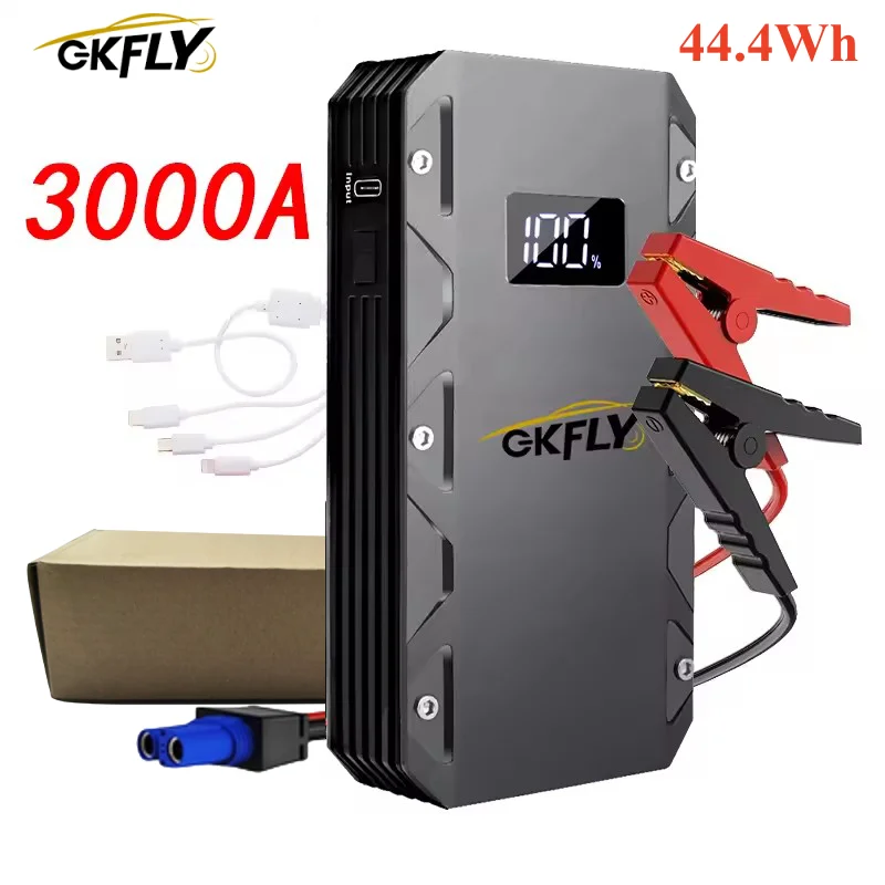 GKFLY 5000A 9000A Auto Jump Starter Power Bank Draagbare Auto Batterij Starter Startapparaat Voor 12V Auto Emergency Booster starter