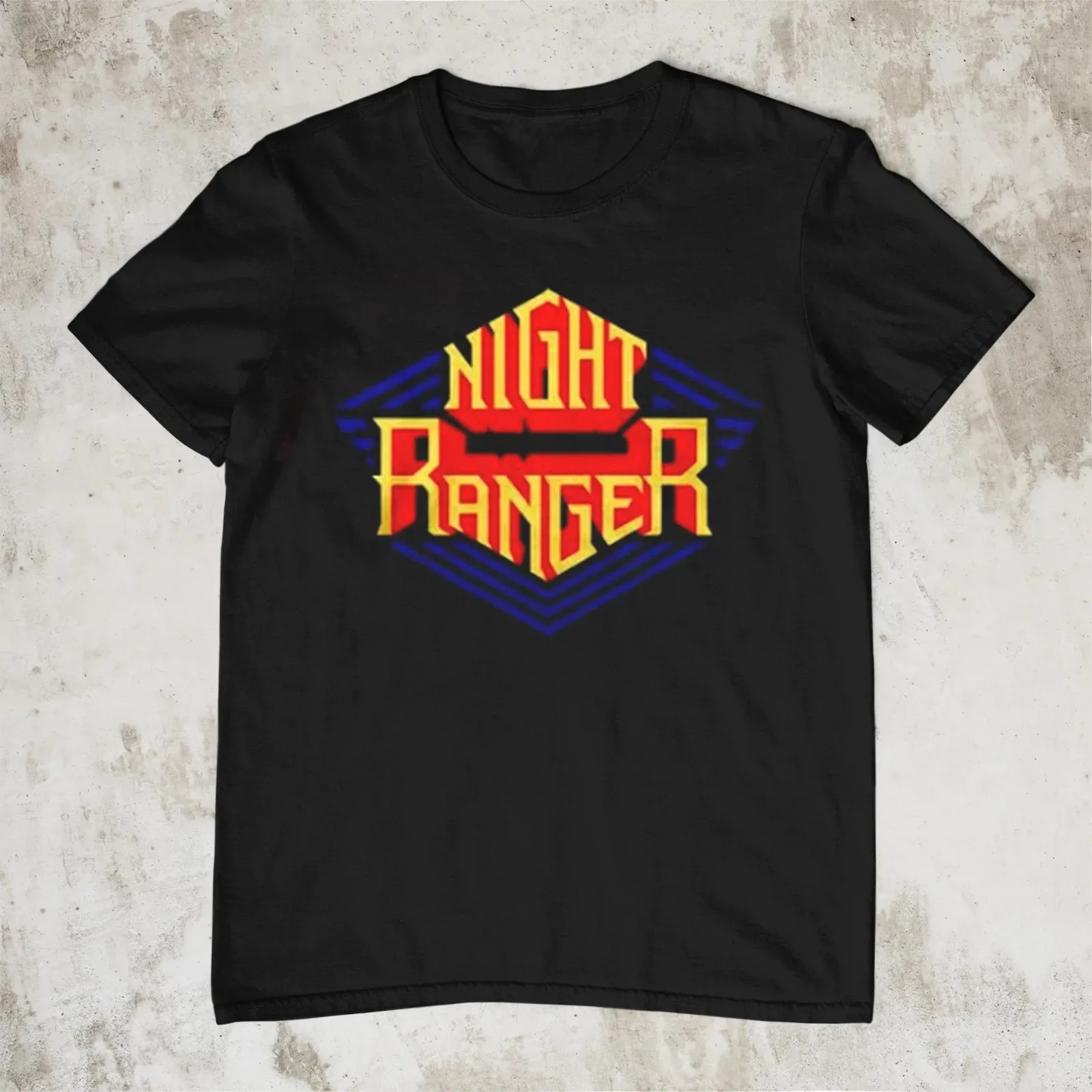 Night Ranger Logo Classic Black All Size T Shirt Ac1172