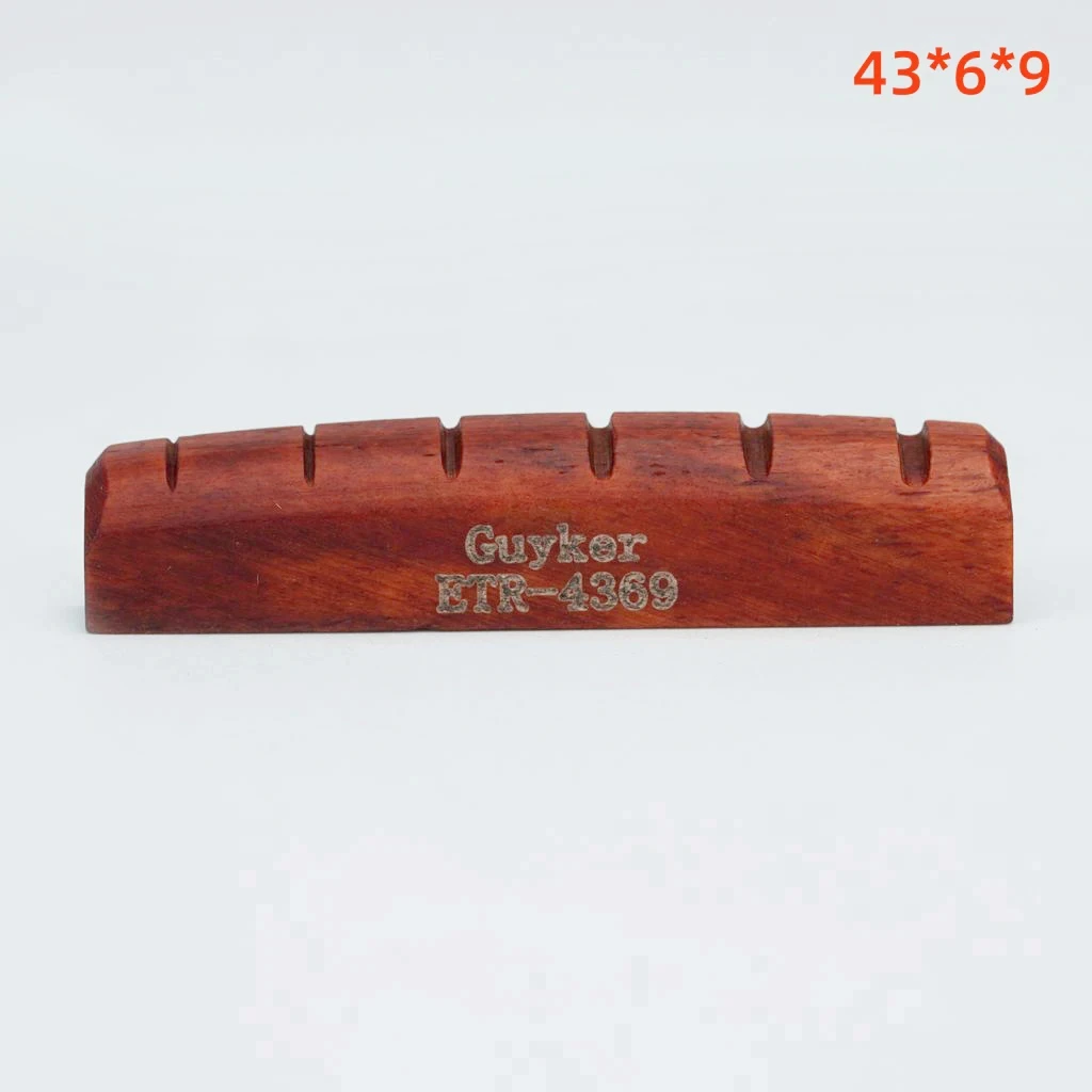 Guyker 42 mm/43 mm Knochensattel, für ST/LP E-Gitarre 42/43 mm. – Detail 3