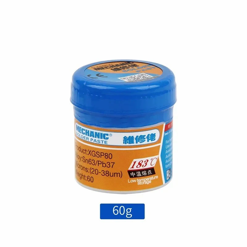 Lötpaste 35g 183 ℃ Chip-Lötpaste geeignet für LED-Leiterplatten, elektronische Komponenten, Handy-Reparatur, Flussmittel-Werkzeugzubehör