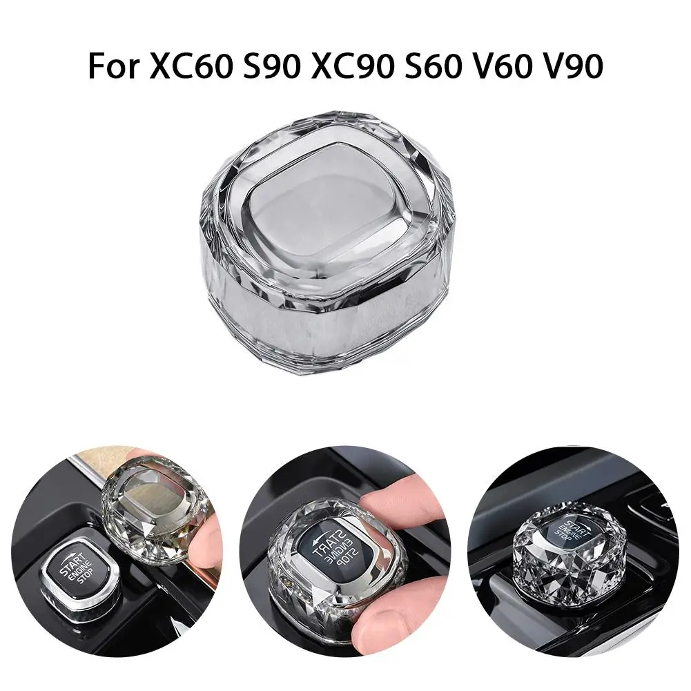 

Крышка ручки стартера с одной кнопкой для Volvo XC60/S90/XC90/S60/V60/V90, внутренняя крышка кнопки стартера, автоаксессуары J5O8