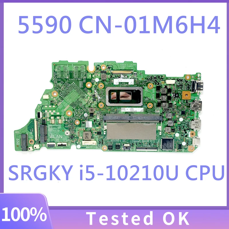 

1M6H4 01M6H4 CN-01M6H4 Mainboard For Dell Inspiron 5590 / Vostro 5590 Laptop Motherboard SRGKY i5-10210U CPU 100% Full Tested OK