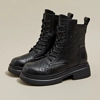 AIYUQI 2026 New Boots Female Large Size Non-slip Women's Snow Boots Genuine Leather Warm Women Ankle Boots and Short Boot - Image 6
