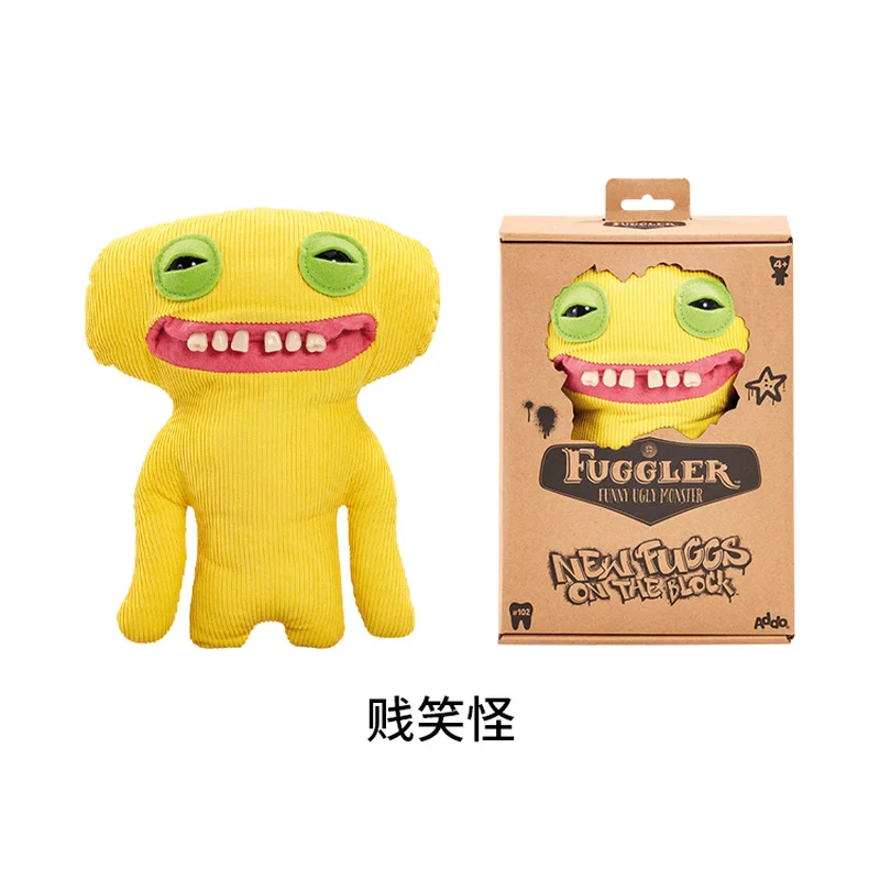 Fuggler Funny Ugly Monster New Fuggs on the Block Lord Long Ears Hedge Grog Ugly Plush Soft Toys Ugly Stuffed Animal Plush Toys
