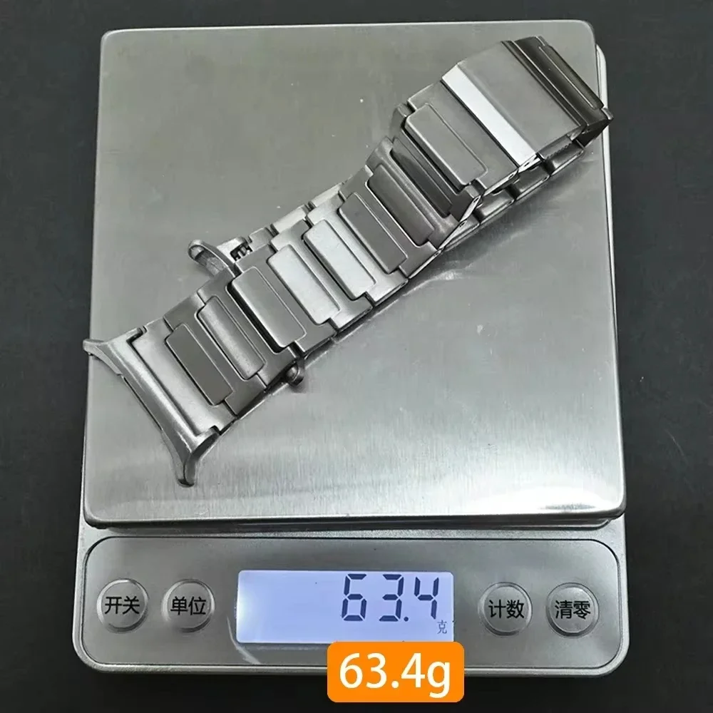 Titanium Businesss Strap for Samsung Galaxy Watch Ultra 47mm Luxury Magnetic Band Fot Galaxy 47mm Ultra No Gaps Curved End Band