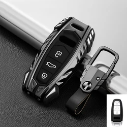 New Car Remote Key Case Shell Cover Fob For Audi A6 A7 A8 E-tron C8 D5 Q7 Q8 2019 2020 Protector Holder Keyless Accessories