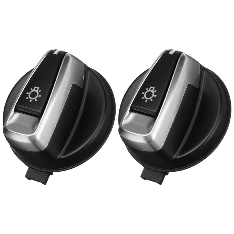 2Pcs For BMW 3-SERIES E90 E91 LCI X1 E84 E88 E82 Front Headlight Switch Rotation Button 9169405 61319169405