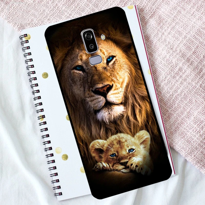 Lion Alpha Male Cub Case For Samsung Galaxy A6 A8 Plus J8 J4 J6 2018 A7 A9 J1 A3 A5 2017 J3 J5 J7 2016 Cover