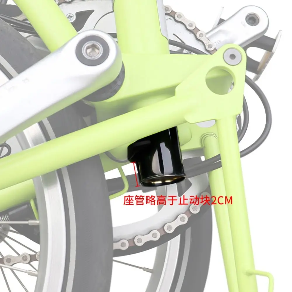 Prevents Loosening Folding Bike Stop Block Non-Slip Universal Bike Frame Stabiliser Durable Bike Frame Protection for Brompton