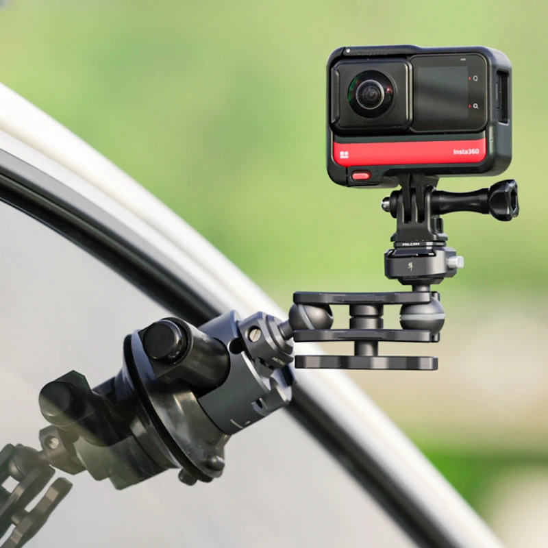 F22 Car Camera Suction Cup Quick Release Bracket for Action   Mirrorless GoPro12 Accessories,