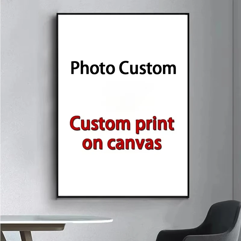 طباعة مخصصة على قماش لوحات الجدار ملصق فني صور لغرفة المعيشة ديكور المنزل لوحة مقاومة للماء هدايا مخصصة