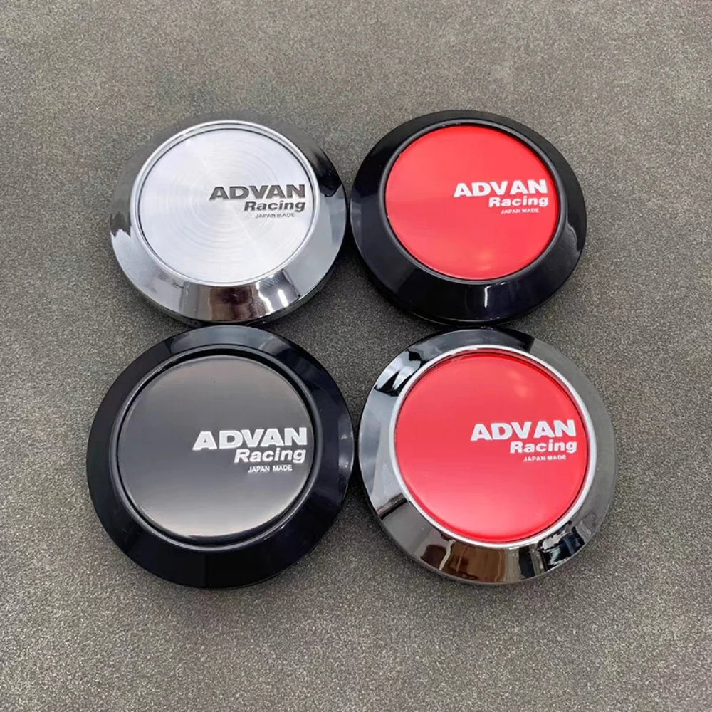 

4pcs/lot 64mm ADVAN Racing Car Wheel Center Hub Caps Wheel Center Cap Decoration Auto Styling Rim Hub Cap