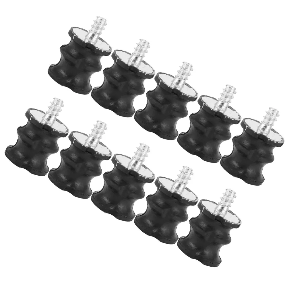 10PCS Black Isolator Buffer Mounts Shock Mounts Compact Structure AV Buffer Mounts Set for Husqvarna 61 66 266 268 272 XP