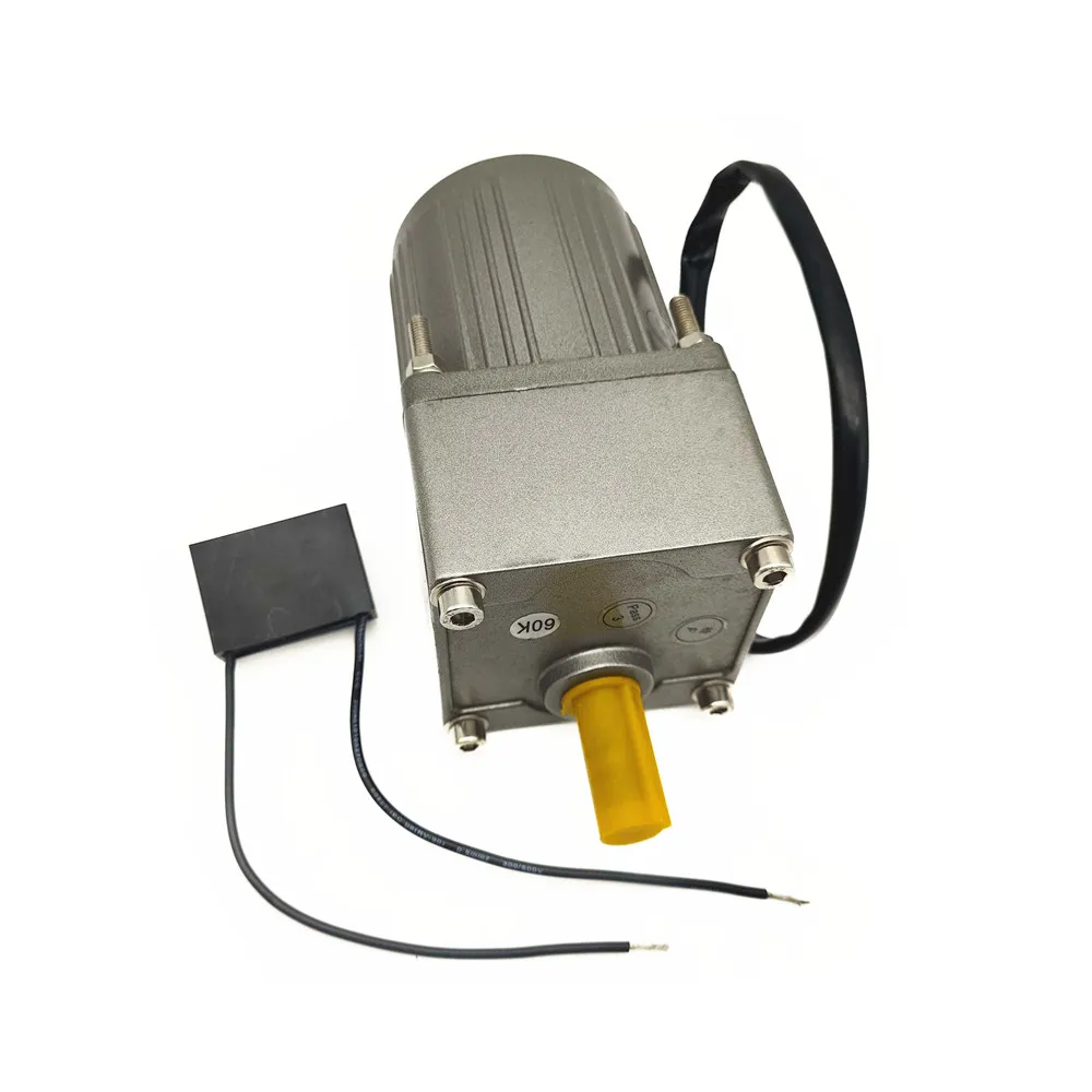 AC 110V 6W Single Phase Fixed Speed Shaft Diameter 8mm Gear Motor 2GN Gearbox Constant Speed AC Motor 6
