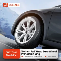 yz per Tesla Model Y 19 pollici Protezioni patch di protezione mozzo ruota Protezione ruota Accessori per automobili