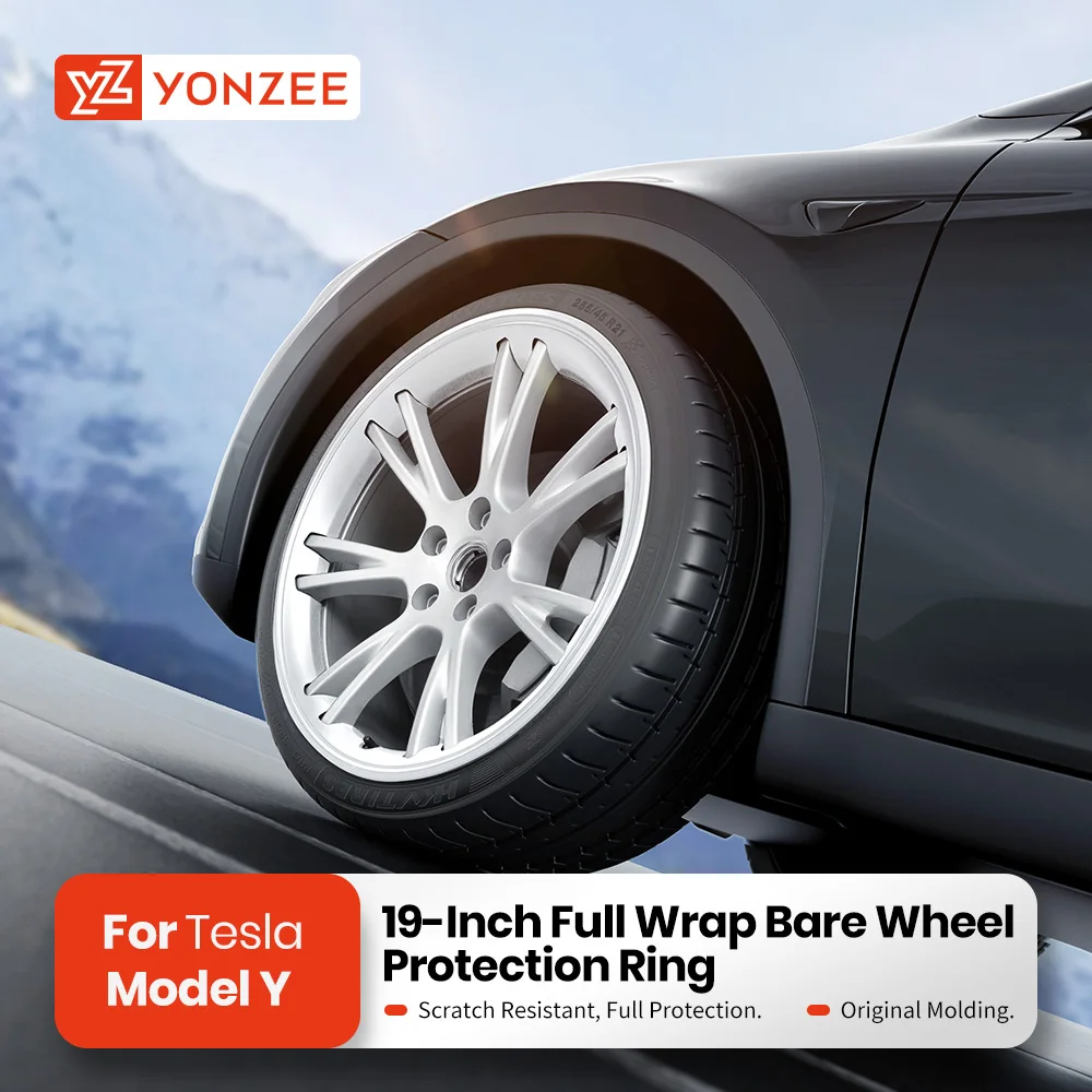 yz for Tesla Model Y 19 Inches Wheel Hub Protection Patch Protectors Wheel Protection Automobile Accessories