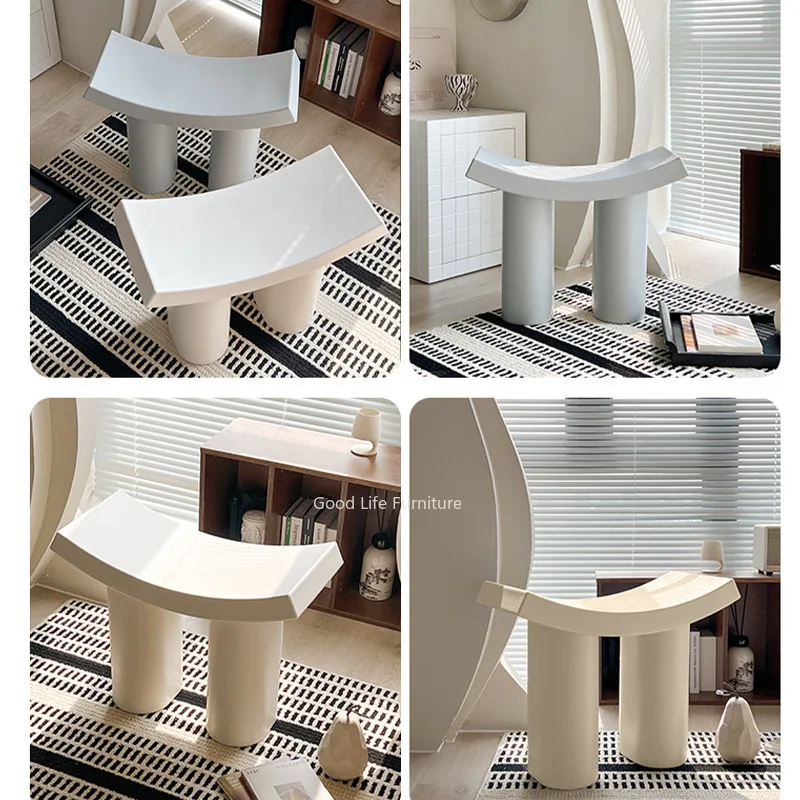 Shoe Stool Door Entry Shoes Sofa Stool Balcony Creative Styling Chair Home Living Room Plastic Simple Stool