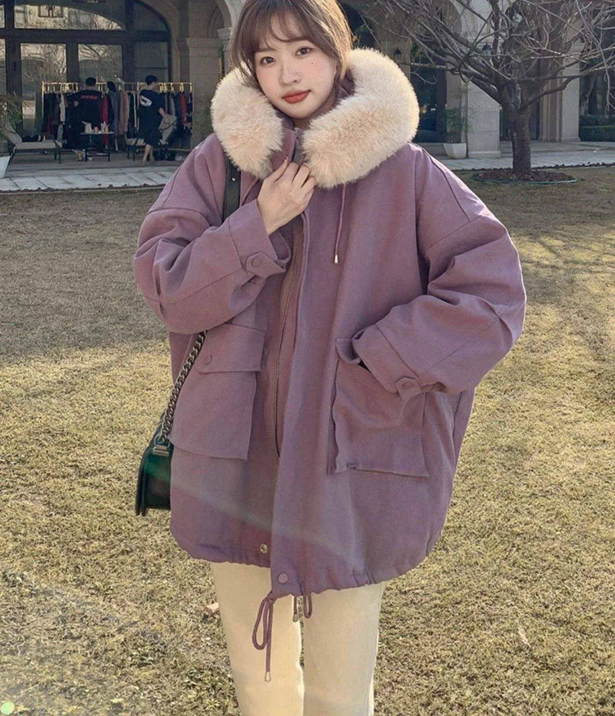 

Зимняя женская парка для активного отдыха, функциональная, с капюшоном, модная, с пуговицами, премиум-класса, для путешествий, в стиле хип-хоп, для походов, в стиле милитари