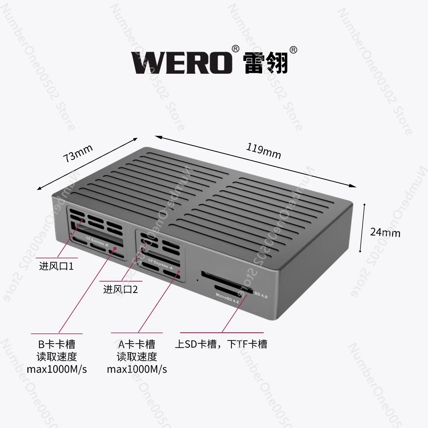Applicable to Thunderbolt 3/45 Dual Mode M.2 External Mobile Solid State Drive Case sd4.0/cfe-a/b -011