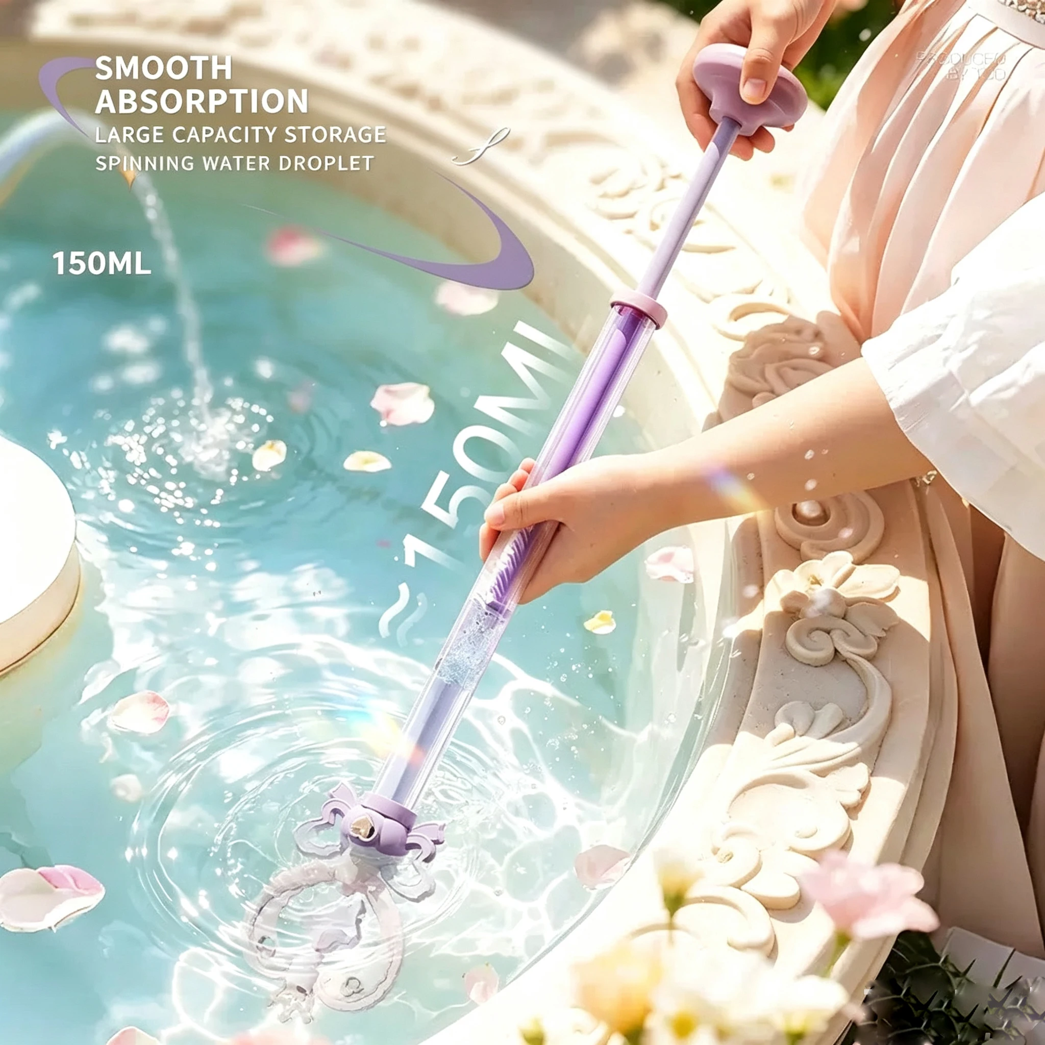 Hot 2026 Magic Fairy Wand Water Gun Sparkling Summer Water Play Toy for Battle Cannon toy men and women toy