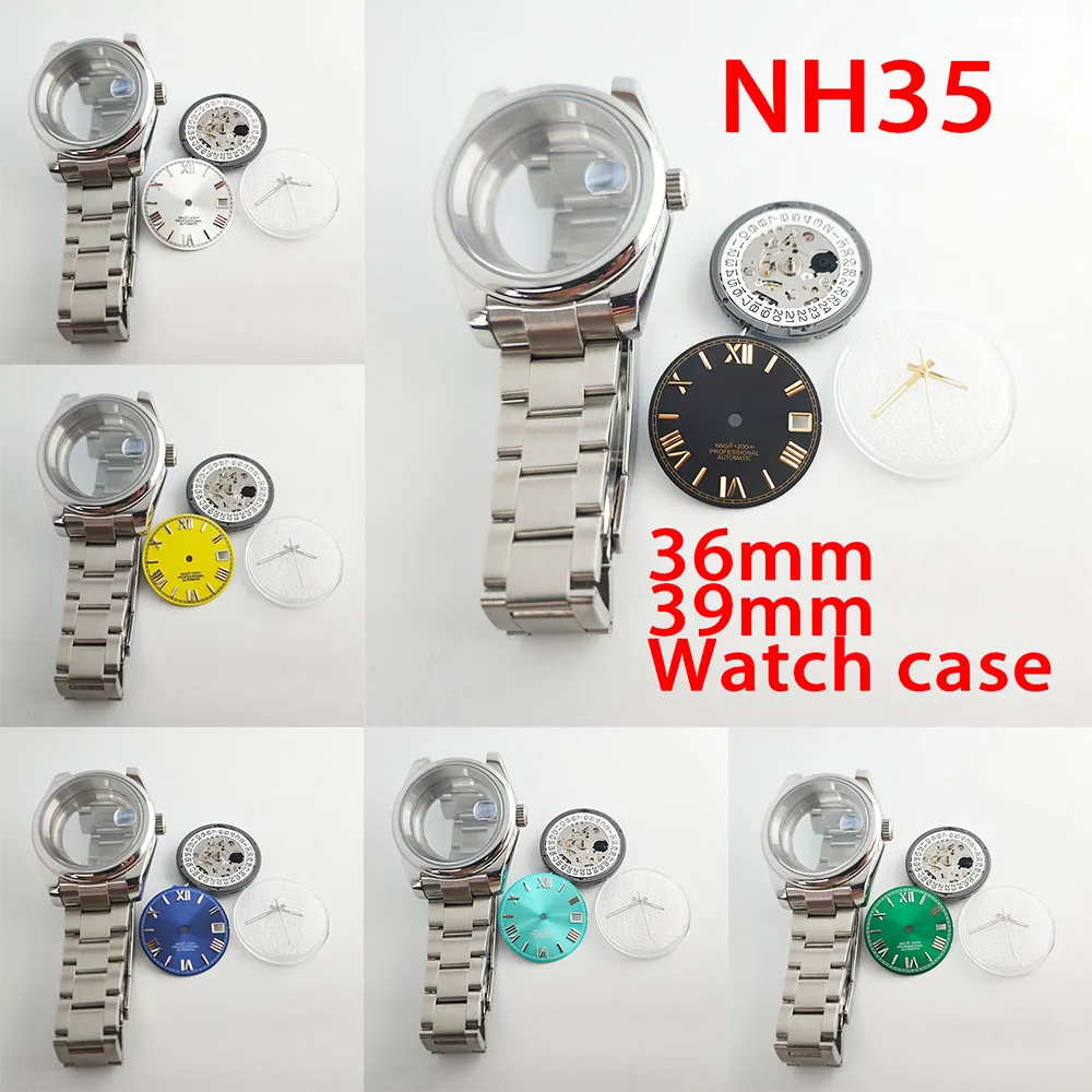 

NH35 Watch dial 28.5mm dial 36mm 39mm case NH35 NH36 Automatic mechanical movement accessories combine to create the perfect wat