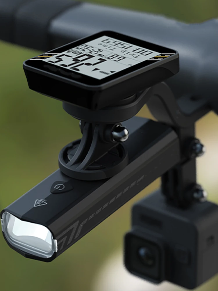 حامل كمبيوتر للدراجة سهل التركيب، حامل كمبيوتر للدراجة الأمامية لركوب الدراجات لعداد السرعة Wahoo Bryton Garmin