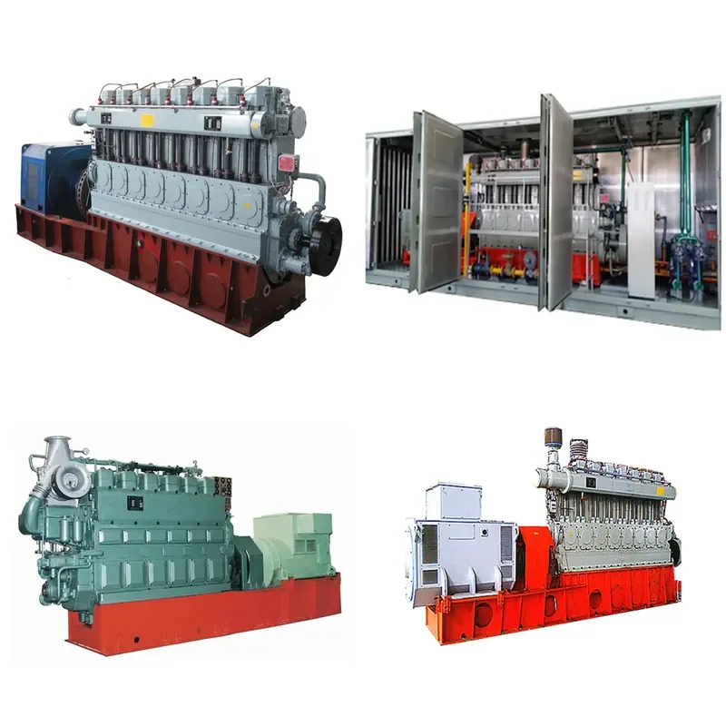 Low Rpm High Efficiency 500kw Biomass Biogas Power Generator