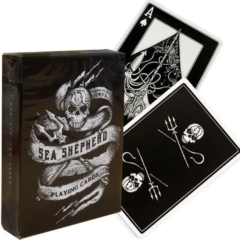 Ellusionist Sea Shepherd SSCS Playing Cards Deck Poker Size Magic Tricks Magic Props for Magician Board Game Juego De Mesa